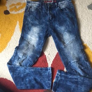Boys Moto  Blue Jeans size 12